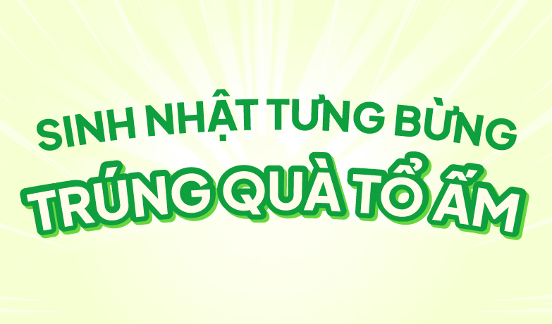 Mừng Hachi Hachi tuổi 18 - Sinh nhật tưng bừng - trúng quà tổ ấm